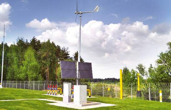 CCPS powered by solar panel and wind turbines